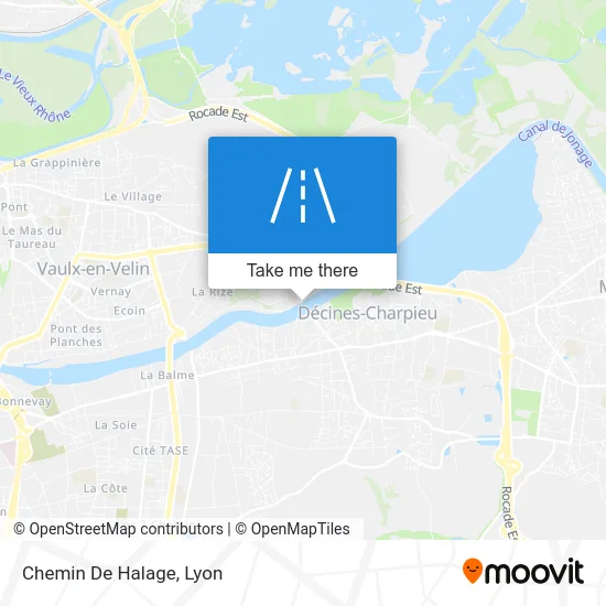 Chemin De Halage map