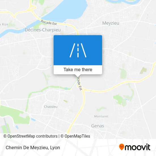 Chemin De Meyzieu map