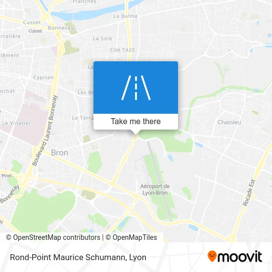 Rond-Point Maurice Schumann map