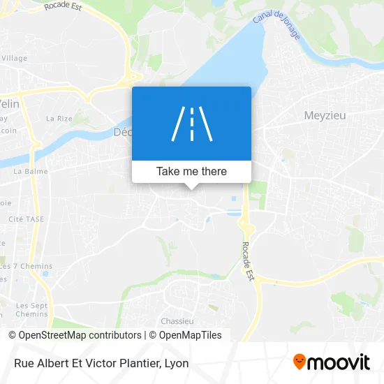 Rue Albert Et Victor Plantier map