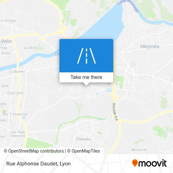 Rue Alphonse Daudet map