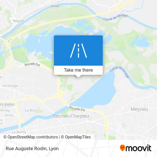 Rue Auguste Rodin map