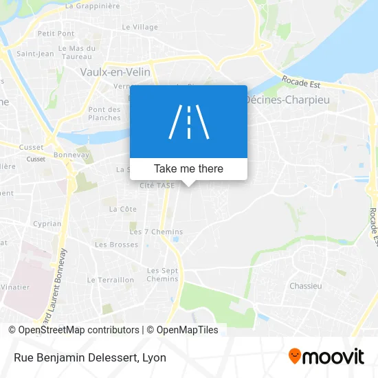 Rue Benjamin Delessert map