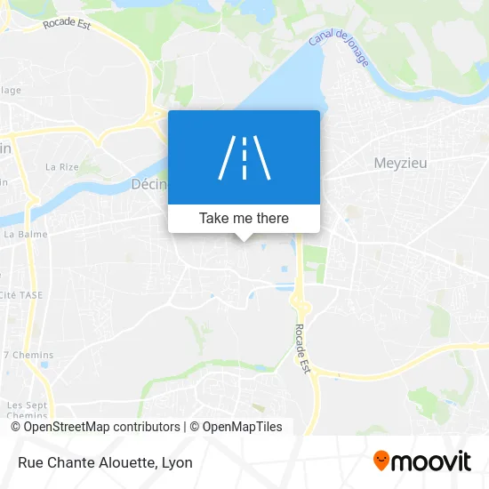 Rue Chante Alouette map