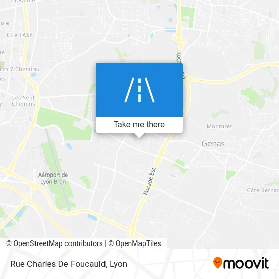 Rue Charles De Foucauld map