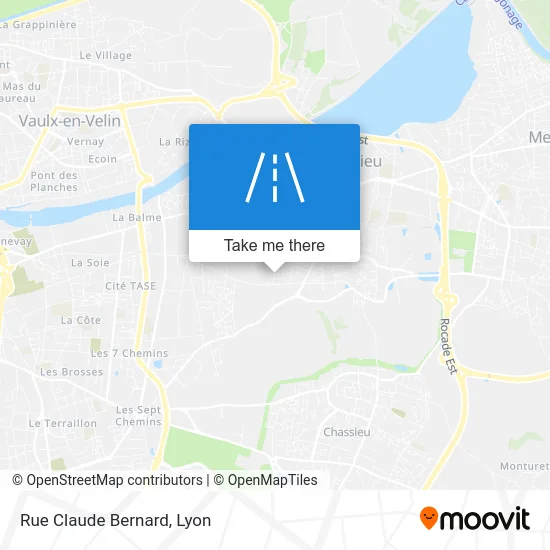 Rue Claude Bernard map