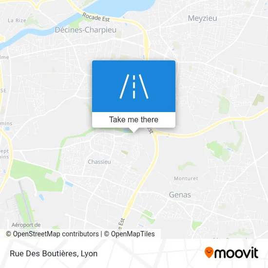 Rue Des Boutières map