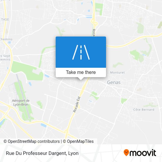 Rue Du Professeur Dargent map