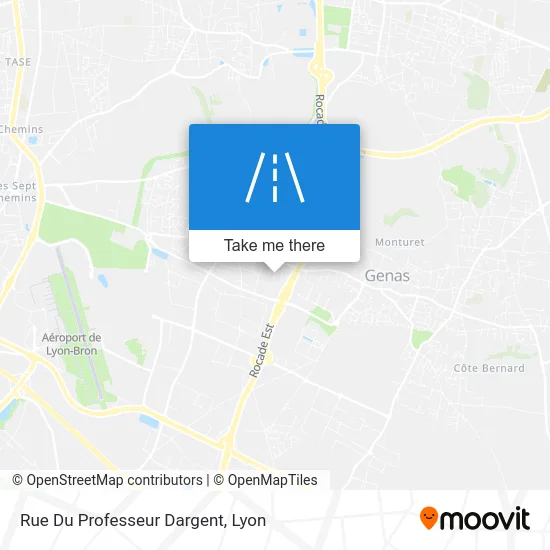 Rue Du Professeur Dargent map