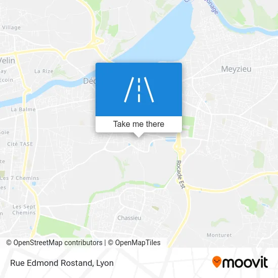 Rue Edmond Rostand map