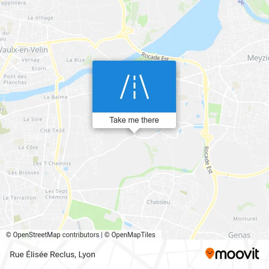 Rue Élisée Reclus map