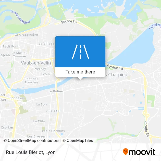 Rue Louis Blériot map