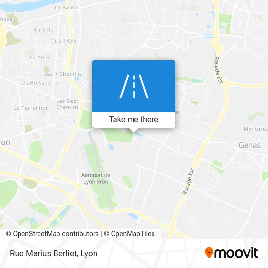 Rue Marius Berliet map