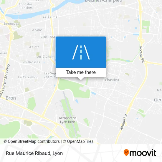 Rue Maurice Ribaud map