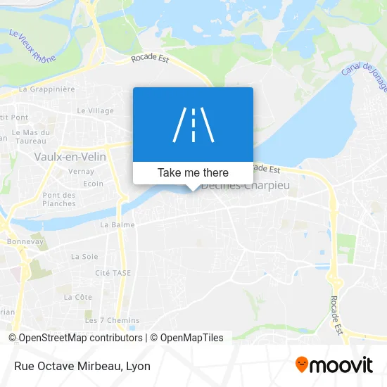 Rue Octave Mirbeau map