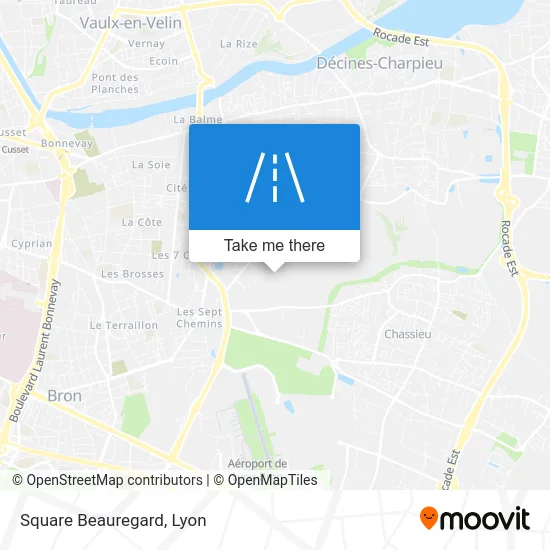 Square Beauregard map