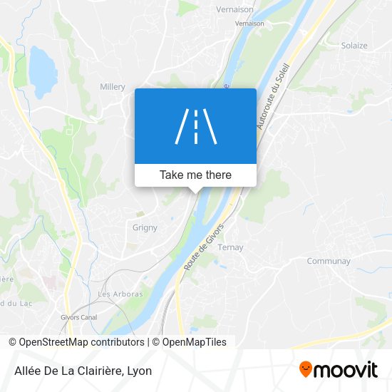 Allée De La Clairière map
