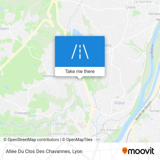 Allée Du Clos Des Chavannes map
