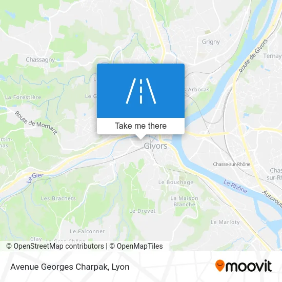 Avenue Georges Charpak map