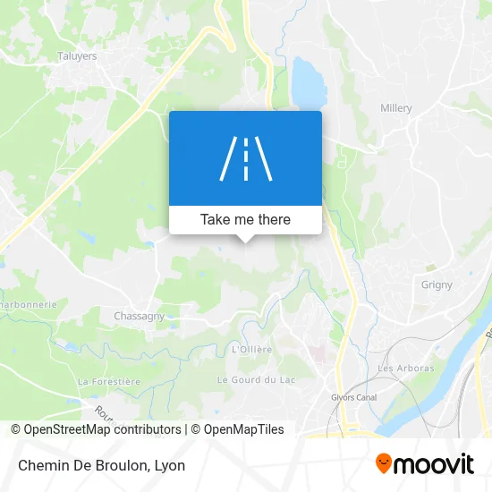 Chemin De Broulon map