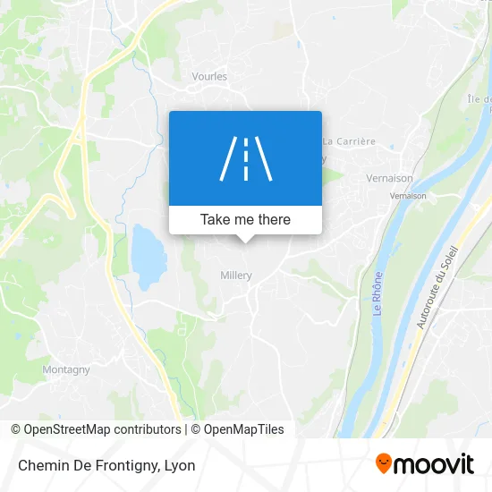 Chemin De Frontigny map