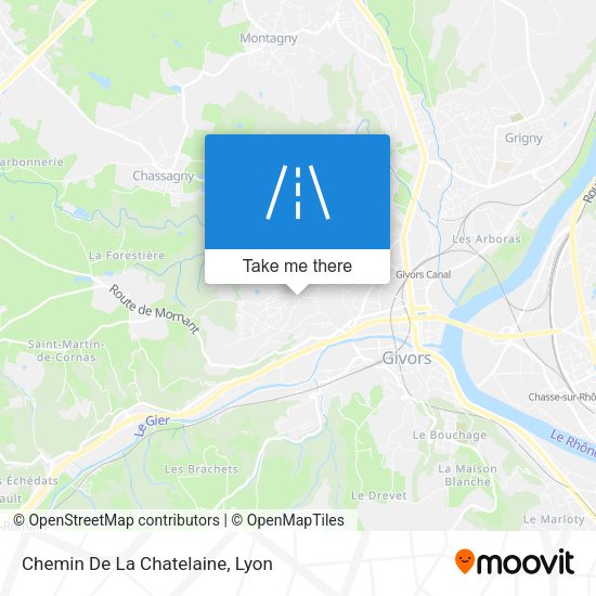 Chemin De La Chatelaine map