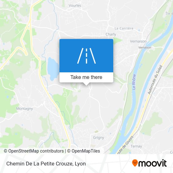 Chemin De La Petite Crouze map