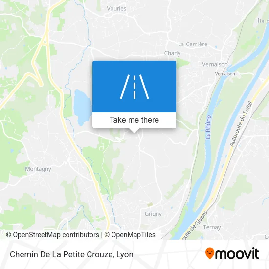 Chemin De La Petite Crouze map