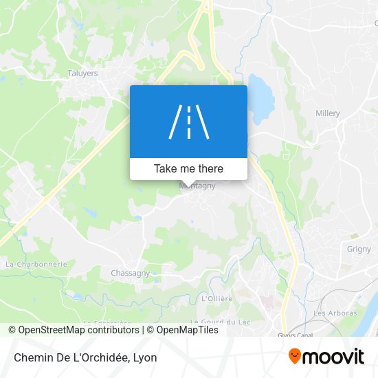 Chemin De L'Orchidée map