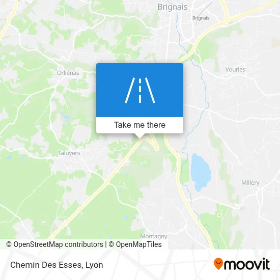 Chemin Des Esses map