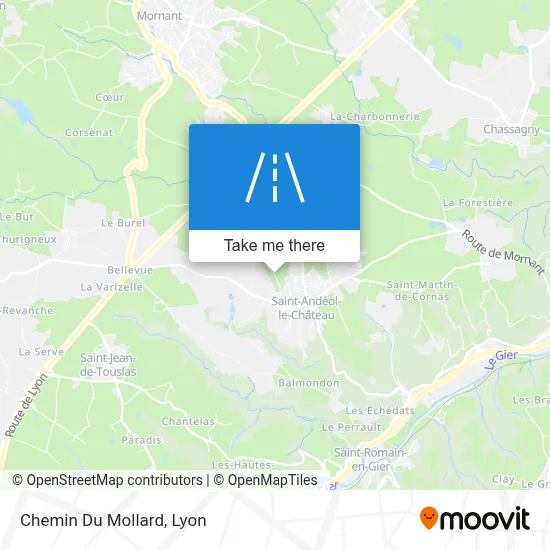 Chemin Du Mollard map