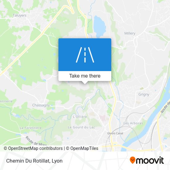 Chemin Du Rotillat map