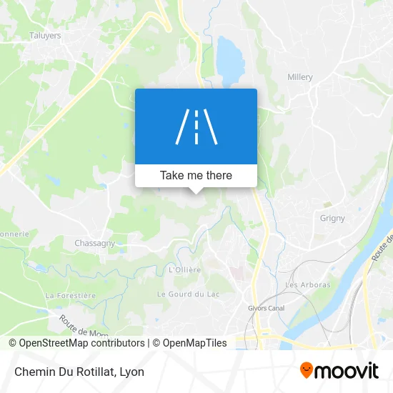 Chemin Du Rotillat map