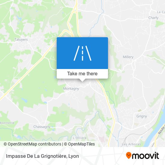 Mapa Impasse De La Grignotière