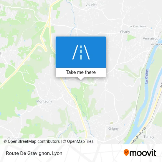 Route De Gravignon map