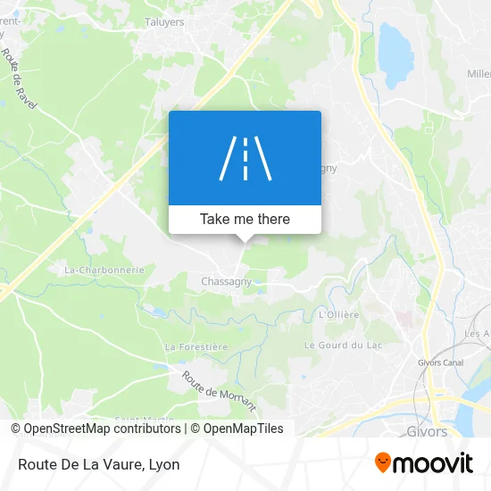 Route De La Vaure map