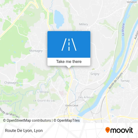 Route De Lyon map