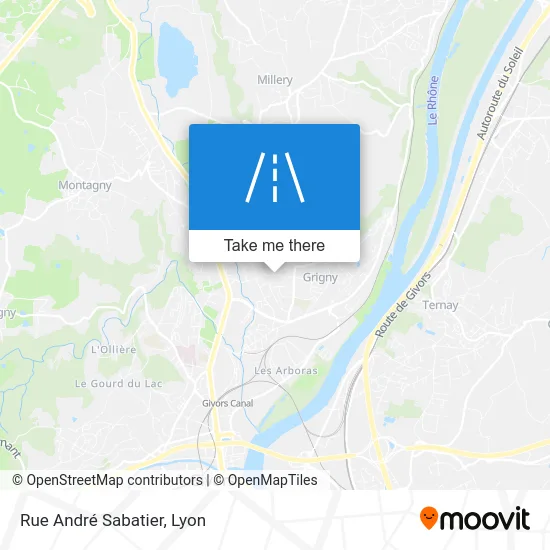 Rue André Sabatier map