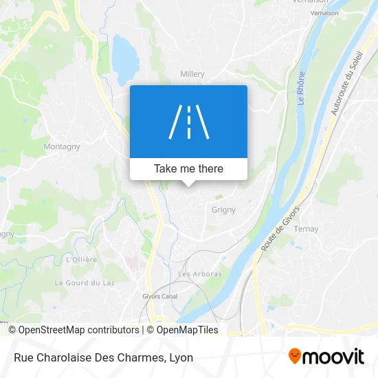 Rue Charolaise Des Charmes map