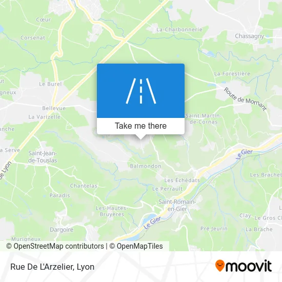 Rue De L'Arzelier map