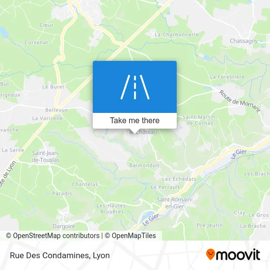 Rue Des Condamines map