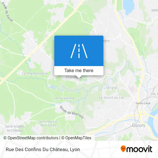 Rue Des Confins Du Château map