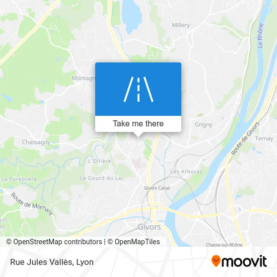 Rue Jules Vallès map