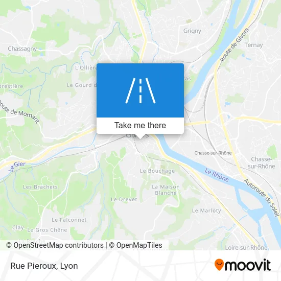 Rue Pieroux map