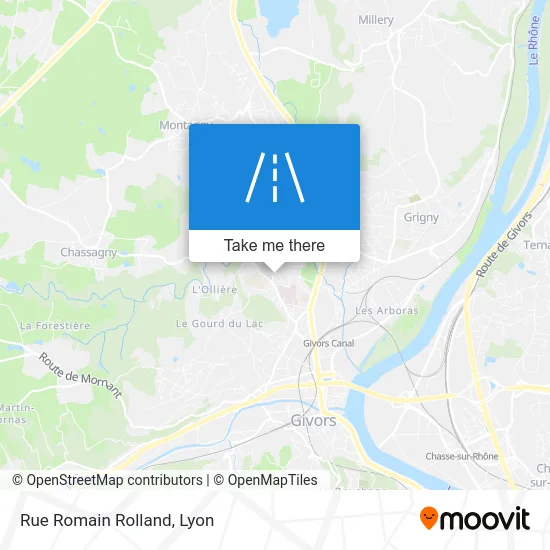 Rue Romain Rolland map
