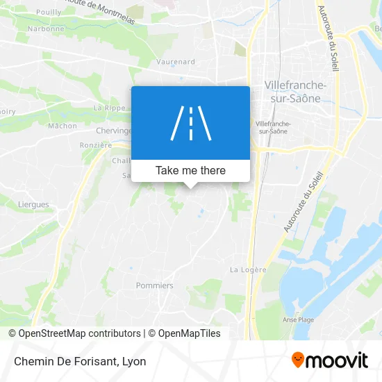 Chemin De Forisant map