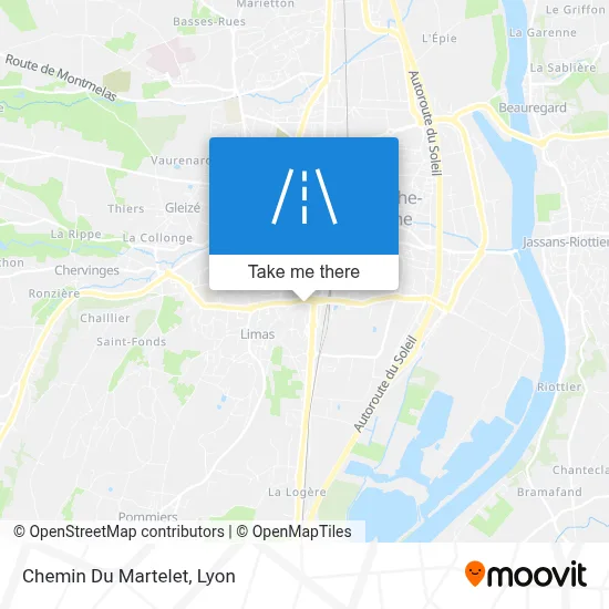 Chemin Du Martelet map