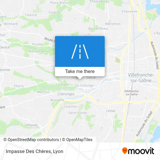 Impasse Des Chères map