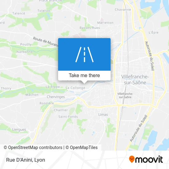 Rue D'Anini map