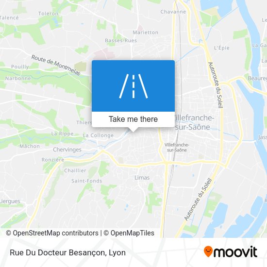 Rue Du Docteur Besançon map